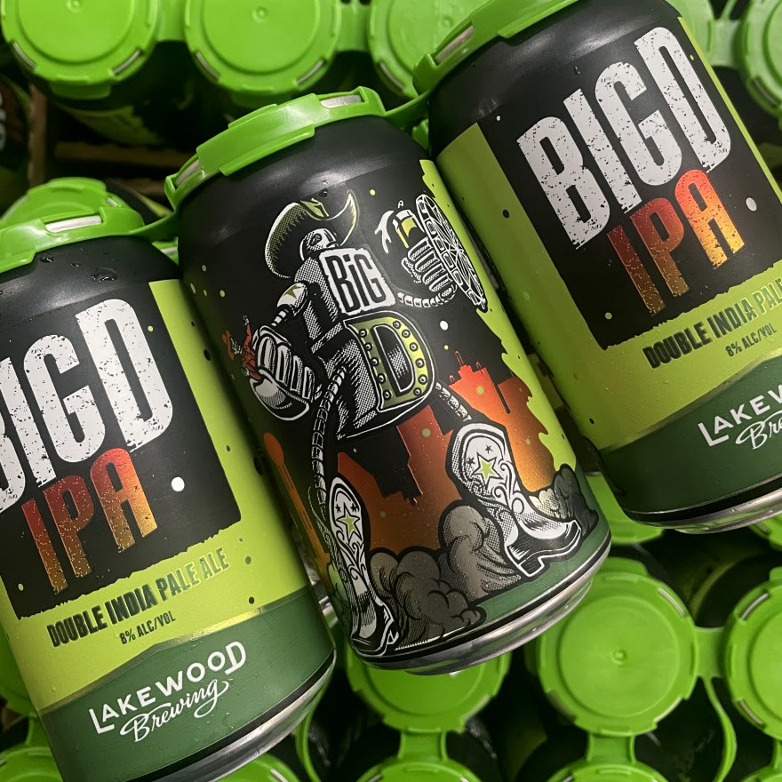 Lakewood Brewing's NEW BigD Double IPA cravedfw